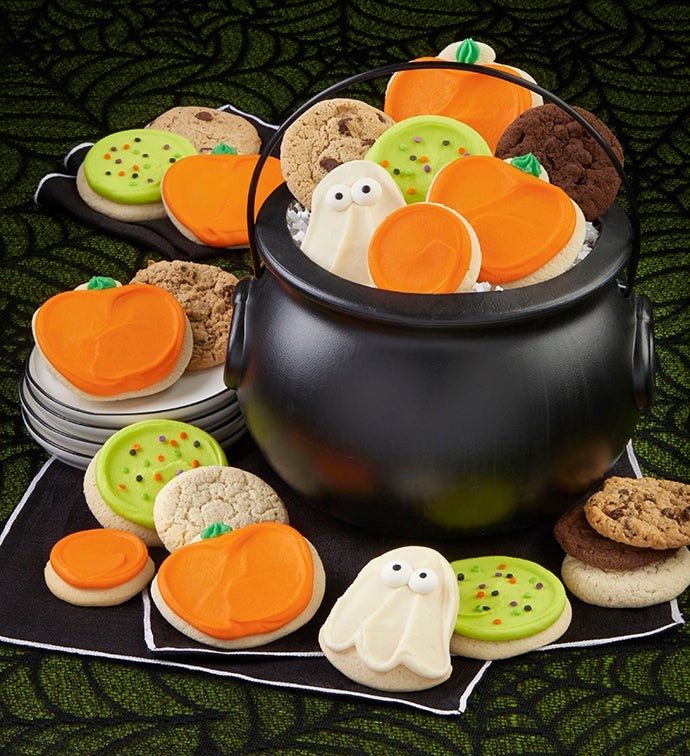 Halloween Cookie Cauldron