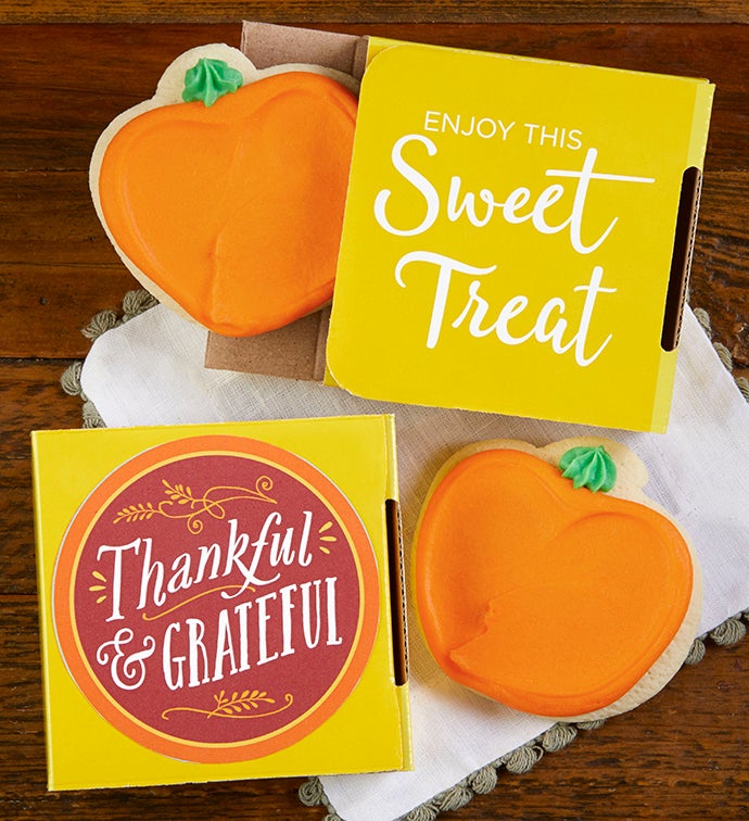 Thankful and Grateful Cookie Cards   Cases of 24 or 48