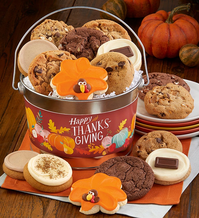 Happy Thanksgiving Cookie Pail