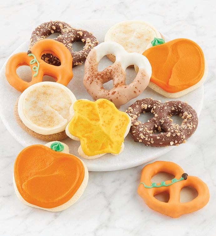 Fall Cookie and Pretzel Gift