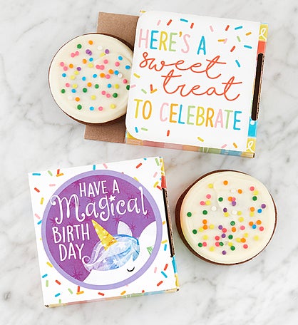 Have a Magical Birthday Unicorn Cookie Card