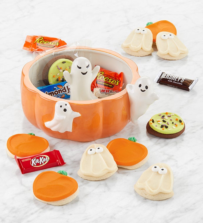 Collector’s Edition Ghost Pumpkin Serving Bowl