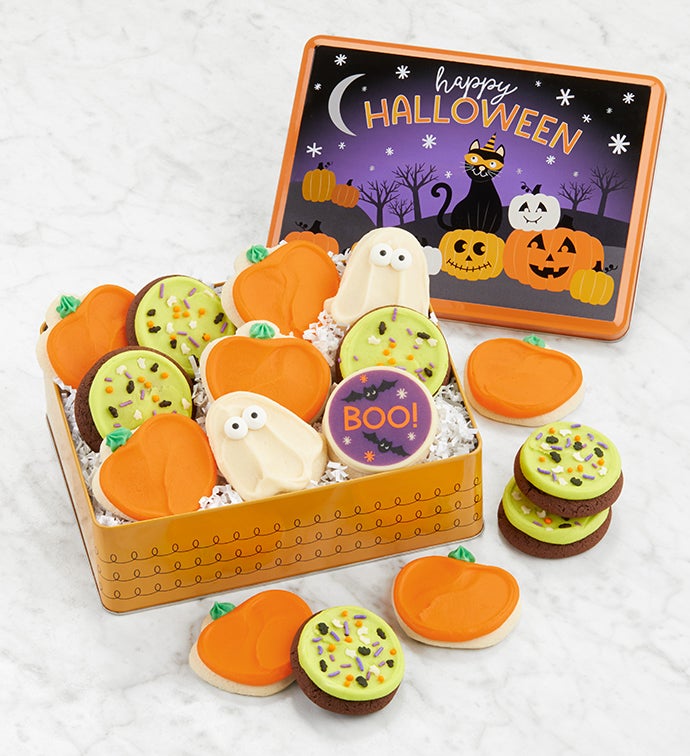 Happy Halloween Gift Tin   Cutouts