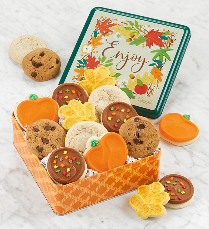 Fall Cookie Gift Tin