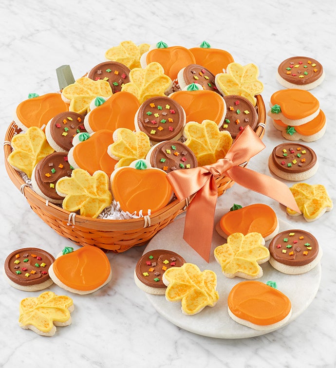 Pumpkin Gift Basket   36 Cutouts