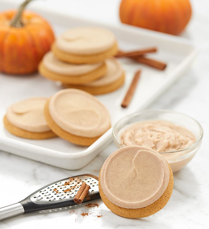 Buttercream Frosted Cinnamon Pumpkin Cookie Flavor Box