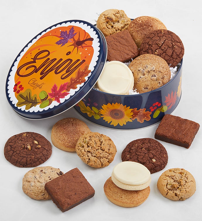 Fall Gift Tin   Gluten Free Cookies and Brownies