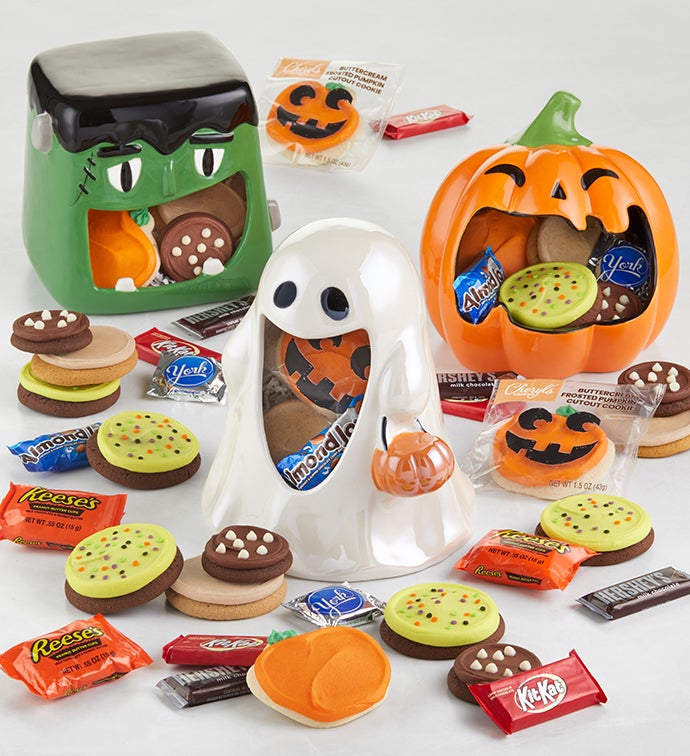 Halloween Candy Dishes   Set of 3