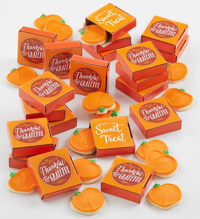 Thankful & Grateful Cookie Card   20 Pack