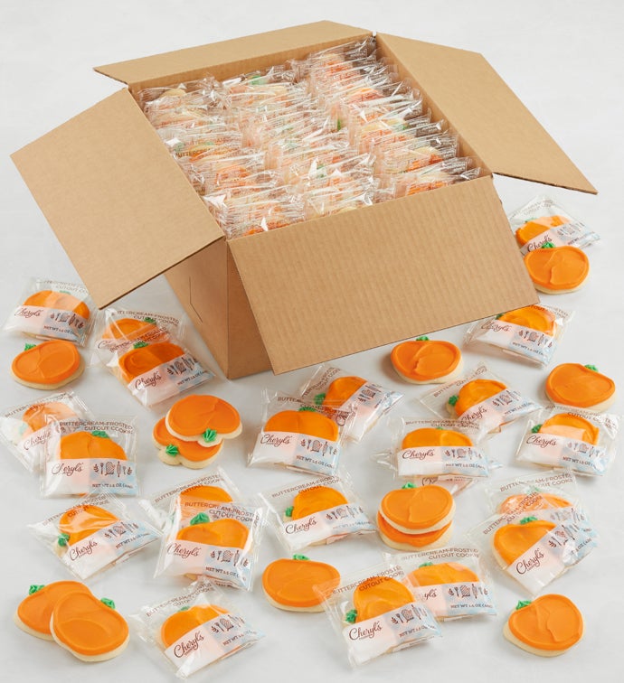 Buttercream Frosted Pumpkin Cookies Case
