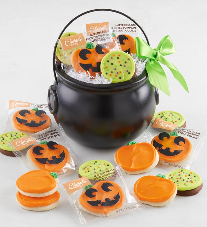Halloween Cookie Cauldron