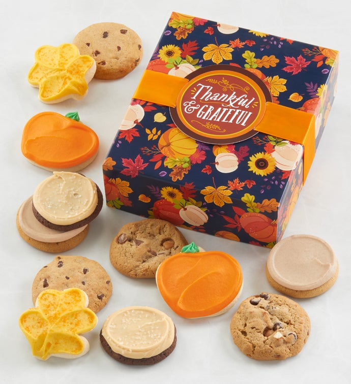 Fall Cookie Gift Box - Thankful and Grateful