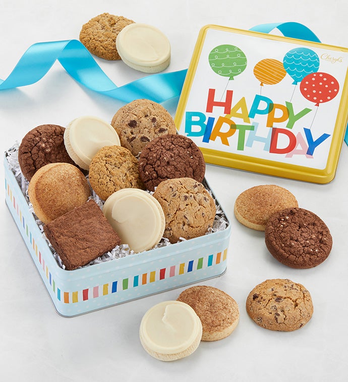 Musical Birthday Gift Tin   Gluten Free Assortment