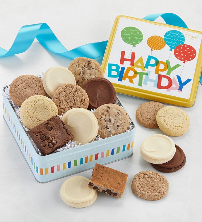 Musical Birthday Gift Tin   Sugar Free Assortment