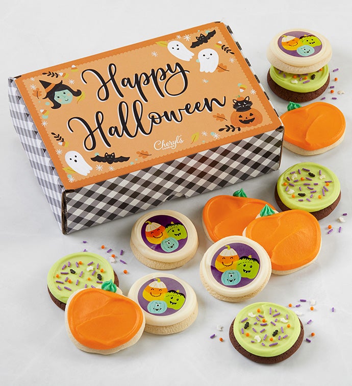 Happy Halloween Bow Gift Box