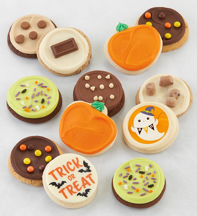 Premier Buttercream Frosted Halloween Cookies