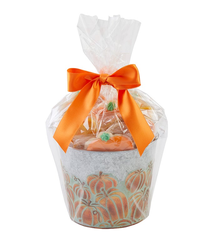 Stacked Pumpkins Gift Pail