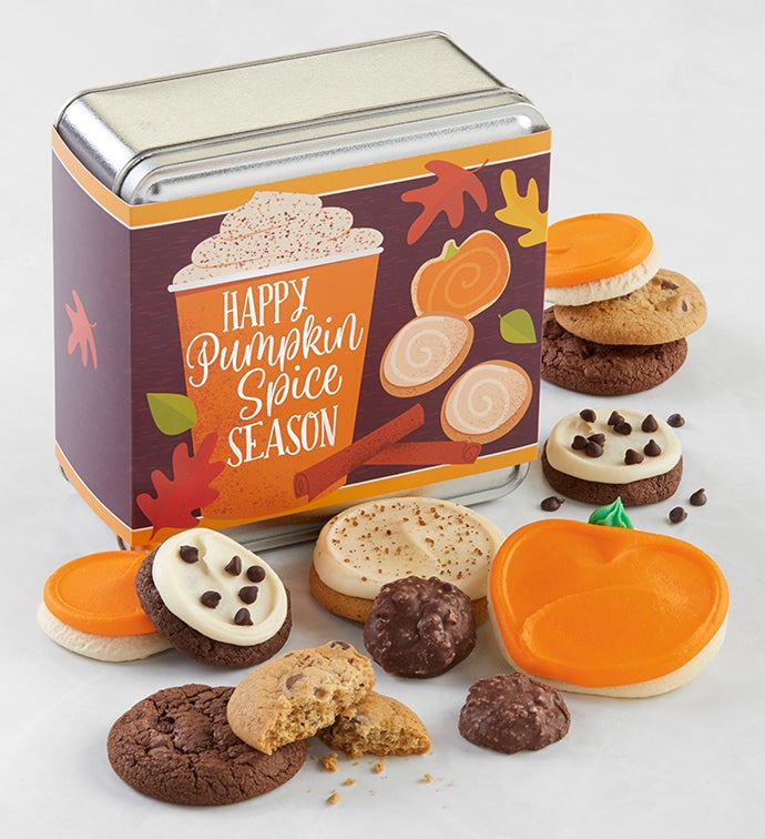 Happy Pumpkin Spice Season Mini Treats Gift Tin