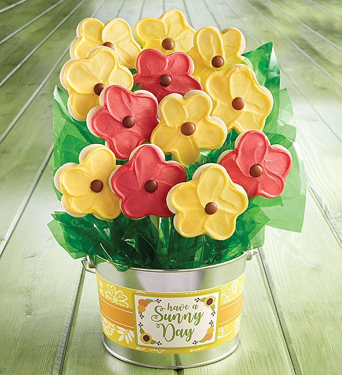 Have a Sunny Day Cookie Flower Pot