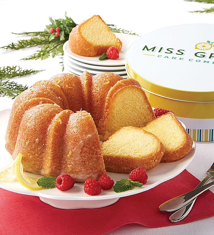 Image of Miss Grace Lemon Cake With Gift Tin