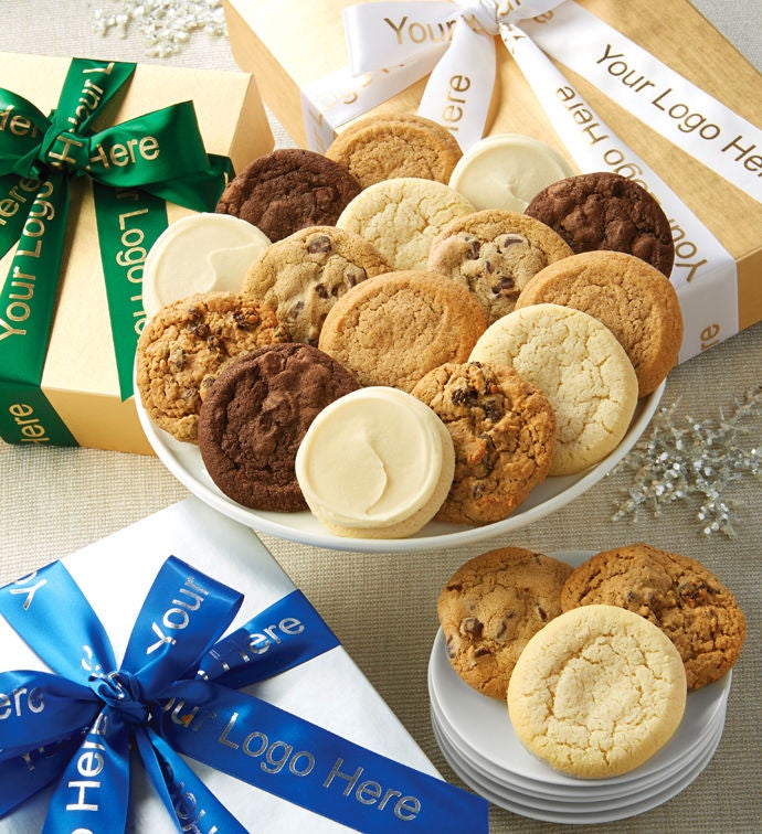 Cheryls Gold Cookie Boxes