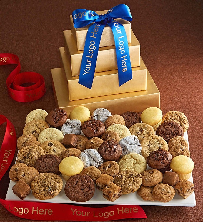 Cheryls Gold Bakery Gift Tower