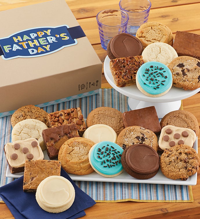 Fathers Day Cookie and Brownie Gift Box