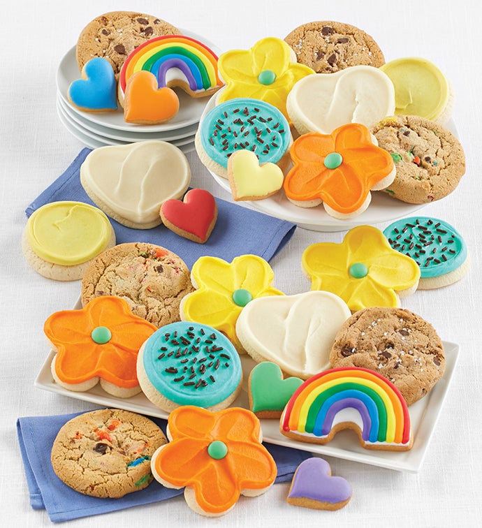 Festive Rainbow Bow Box