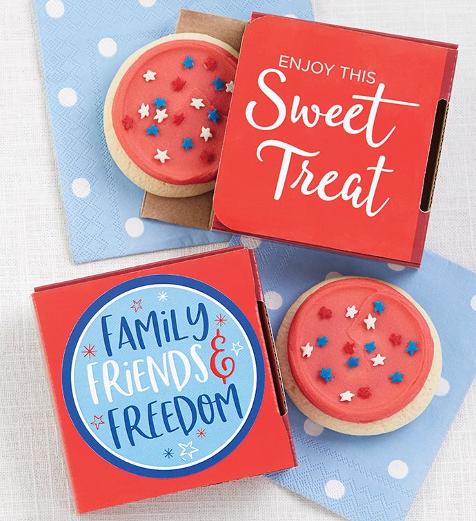 Family, Friends and Freedom Cookie Card