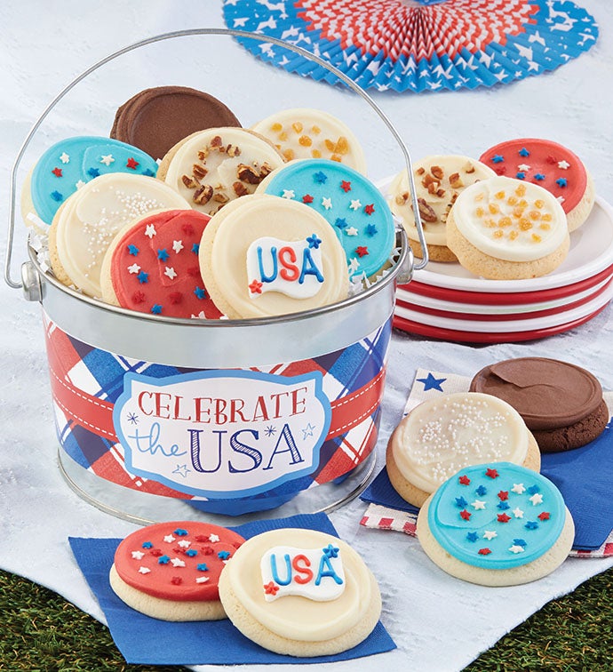 Celebrate the USA Cookie Pail