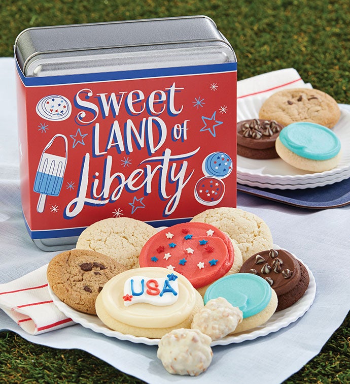 Sweet Land of Liberty Patriotic Mini Gift Tin