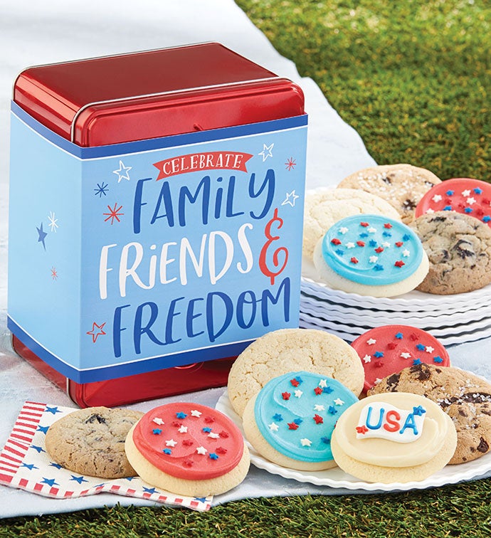 Family Friends and Freedom Mini Gift Tin