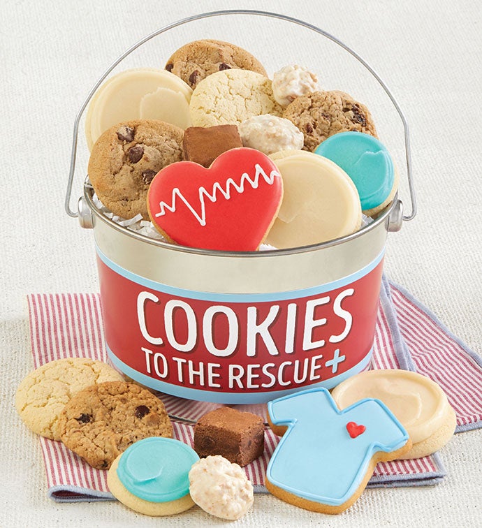 Cookies to the Rescue Treats Pail