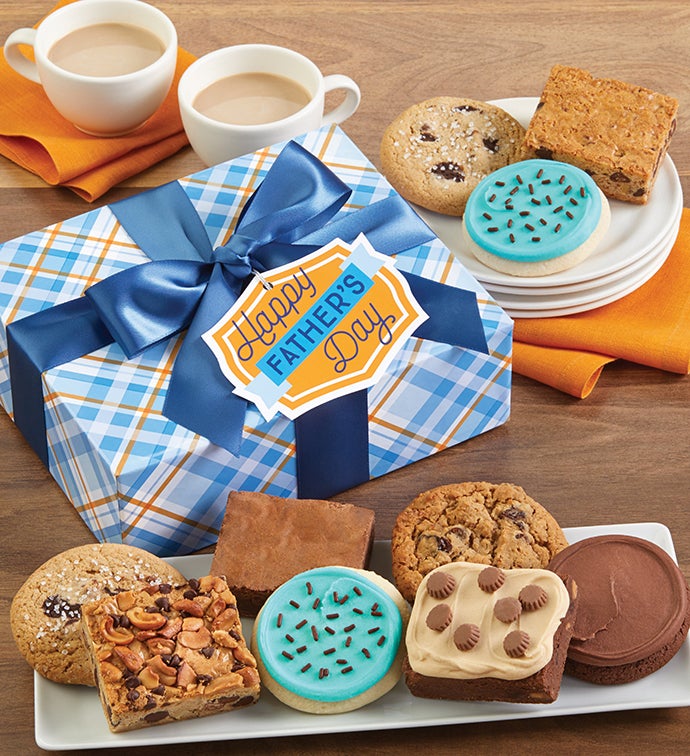 Father's Day Cookie and Brownie Gift Box