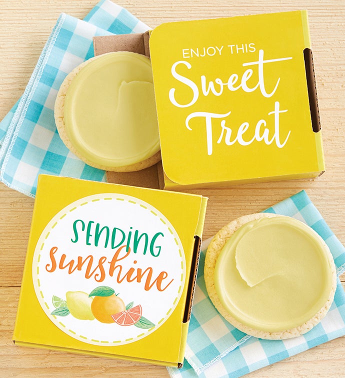 Sending Sunshine Citrus Cookie Card