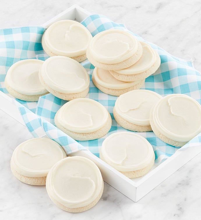 Gluten-Free Buttercream-Frosted Cookies