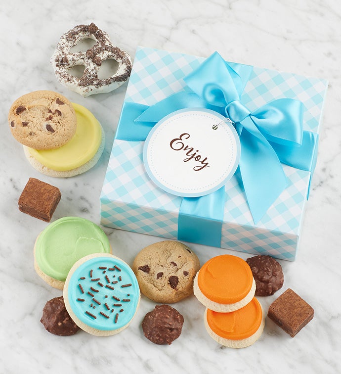 Cheryl’s Treats Gift Box with Message Tag   Enjoy