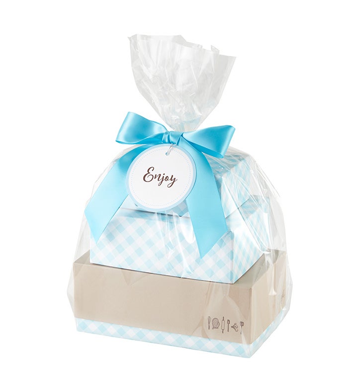 Classic Gift Tower with Message Tag - Enjoy