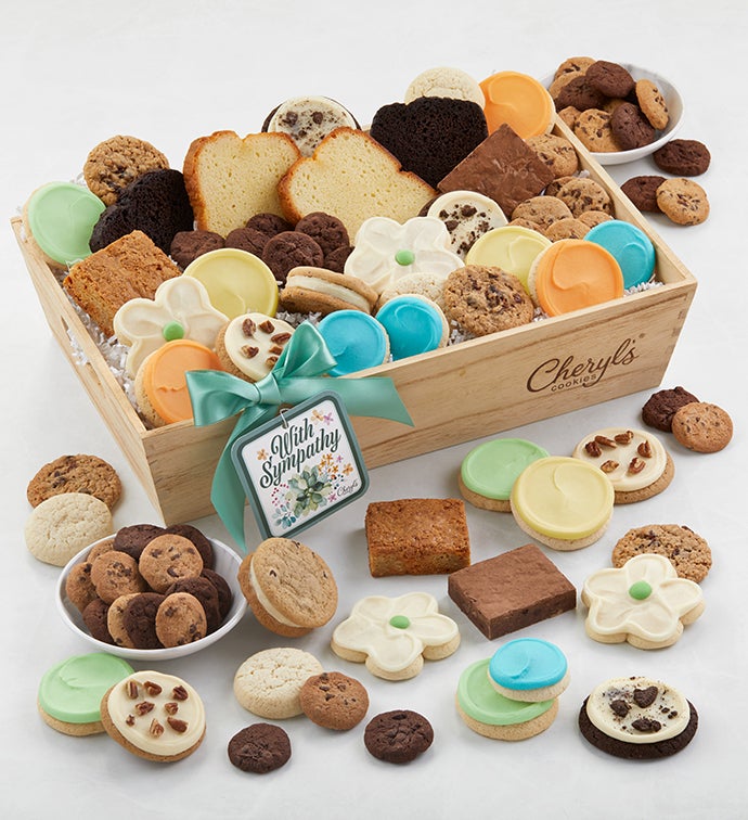 With Sympathy Gift Basket - Large