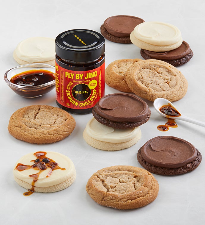 Fly by Jing® Sichuan Chili Crisp Sauce & Cookies Gift Box