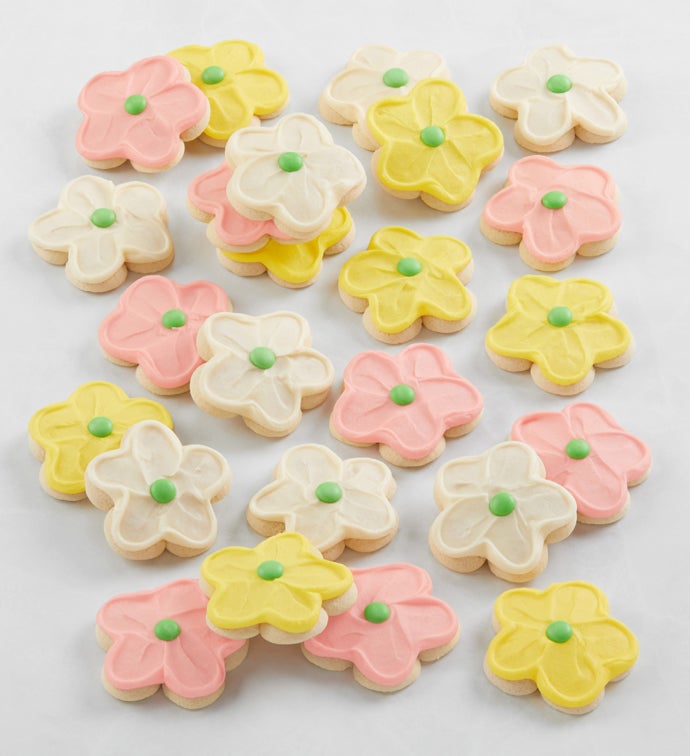 Buttercream-Frosted Flower Sugar Cookies