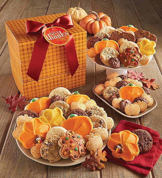 Thanksgiving Triple Treat Gift Tower