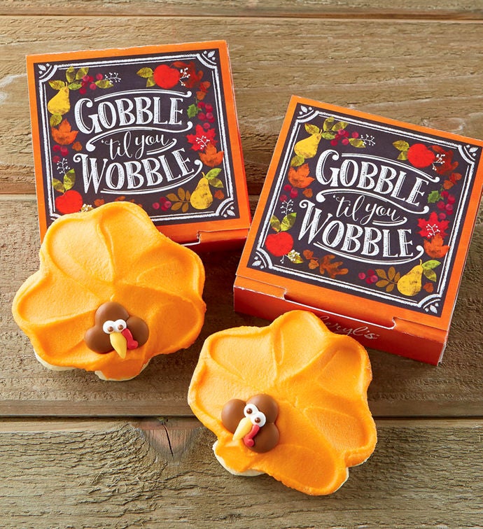 Gobble Till You Wobble Cookie Card