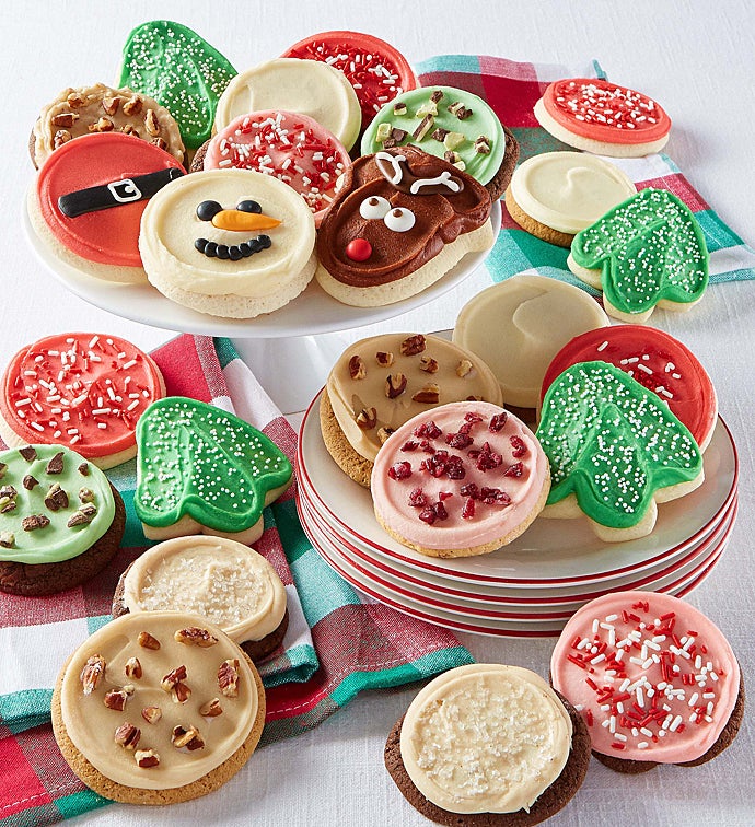 Premier Buttercream Frosted Holiday Cookies