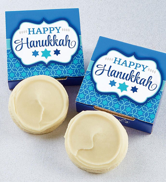 Happy Hanukkah Cookie Card