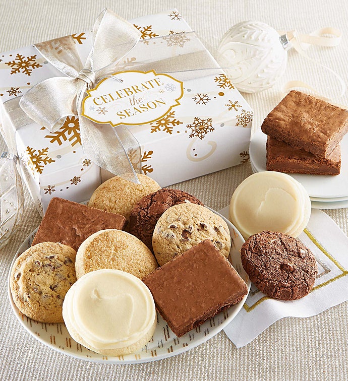 Gluten Free Celebrate the Season Cookie & Brownie Gift Boxes