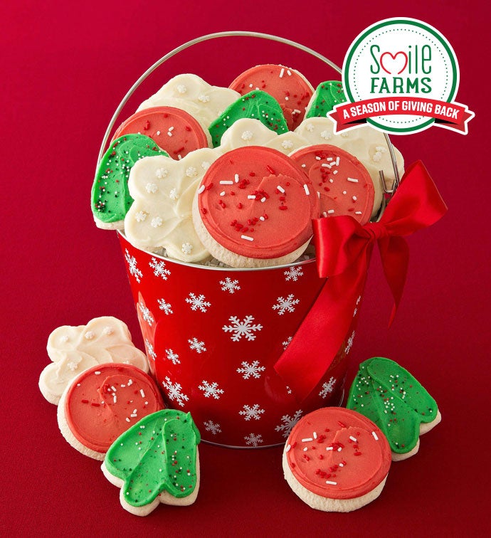 Holiday Cut outs Gift Pail