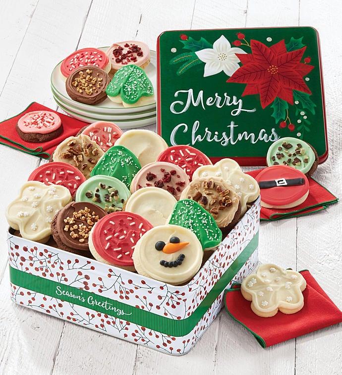 Premier Merry Christmas Gift Tin    Frosted Assortment