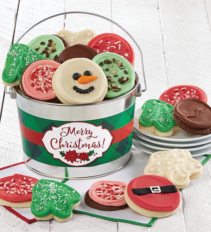 Merry Christmas Cookie Gift Pail