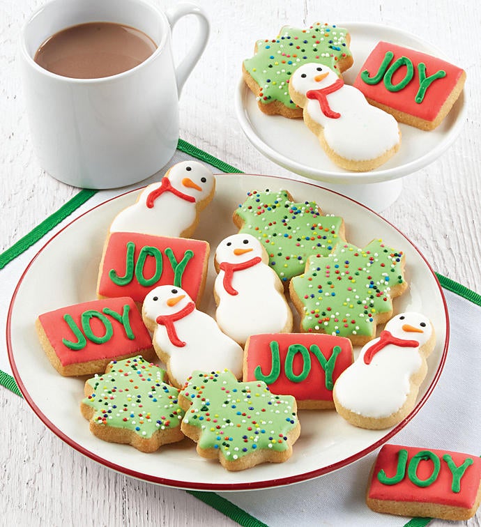Mini Holiday Crunchy Sugar Cookies